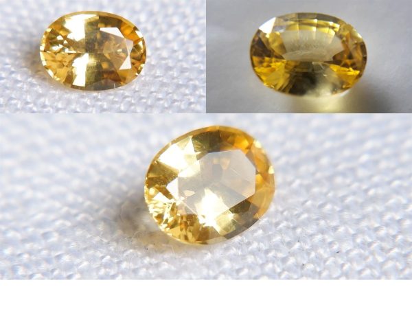 Yellow Sapphire - Oval - 0.505 ct - IGL certified