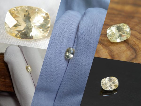 Vivid Pastel Yellow Handcrafted Sapphire - Rectangular - 1.48 ct - COR authenticated