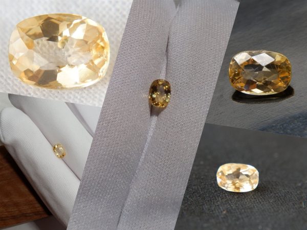 Vivid Pastel Orange Handcrafted Sapphire - Rectangular - 0.90 ct - COR authenticated