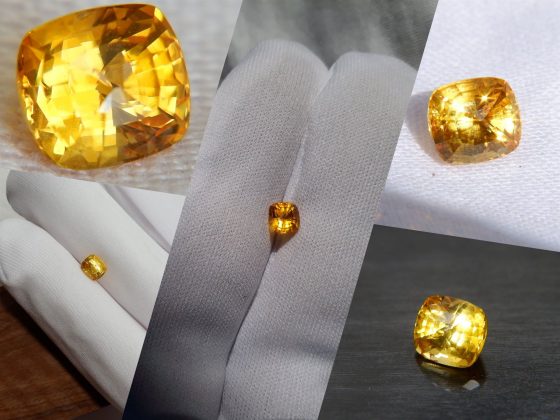 Vivid Orange Ceylon Sapphire - Rectangular - 1.28 ct - COR authenticated