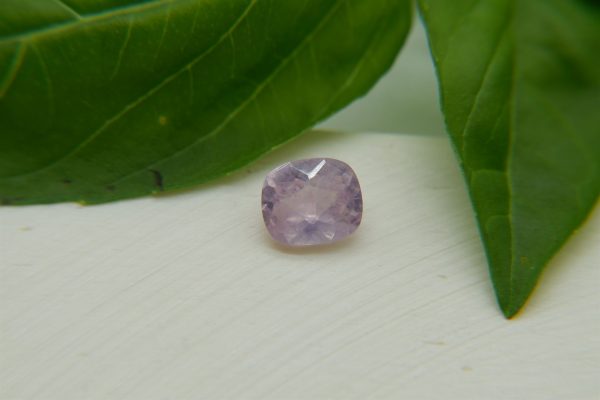 Pastel Purplish-Pink Sapphire - Rectangular - 1.05 ct