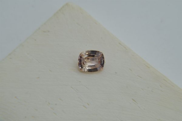 Premium: Vivid Pastel Pinkish-Orange Sapphire - Rectangular - 0.75 ct