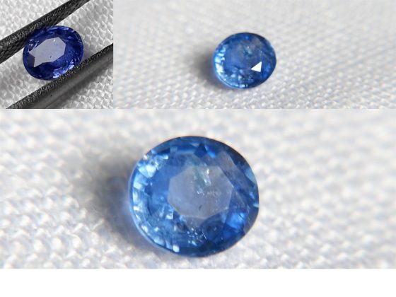 Vivid Cornflower Blue Sapphire - Oval - 0.63 ct - GIA certified