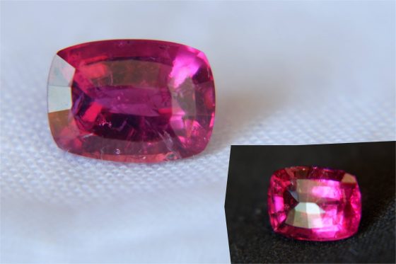 Rubellite - Rectangular - 1.42 ct - COR authenticated